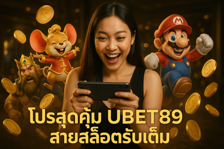 โปรสุดคุ้ม UBET89 สายสล็อตรับเต็ม