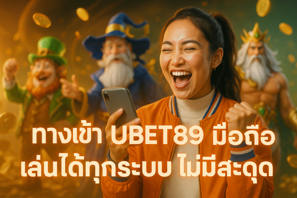 ทางเข้า UBET89 มือถือ เล่นได้ทุกระบบ ไม่มีสะดุด