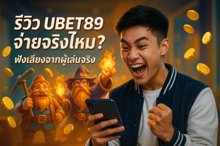 รีวิว UBET89 จ่ายจริงไหม? ฟังเสียงจากผู้เล่นจริง