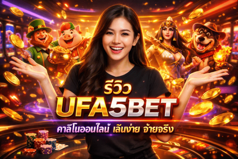 รีวิว UFA5BET คาสิโนออนไลน์ เล่นง่าย จ่ายจริง