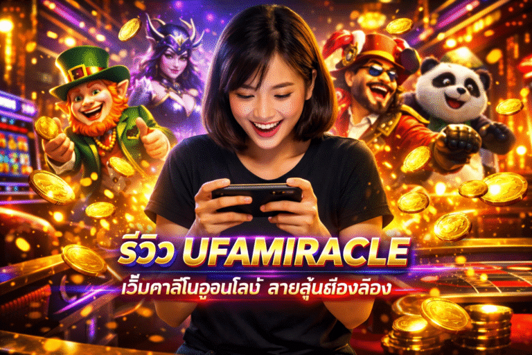 รีวิว UFAMIRACLE เว็บคาสิโนออนไลน์ สายลุ้นต้องลอง