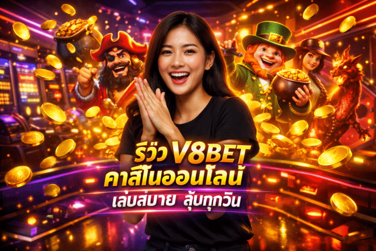 รีวิว V8BET คาสิโนออนไลน์ เล่นสบาย ลุ้นทุกวัน